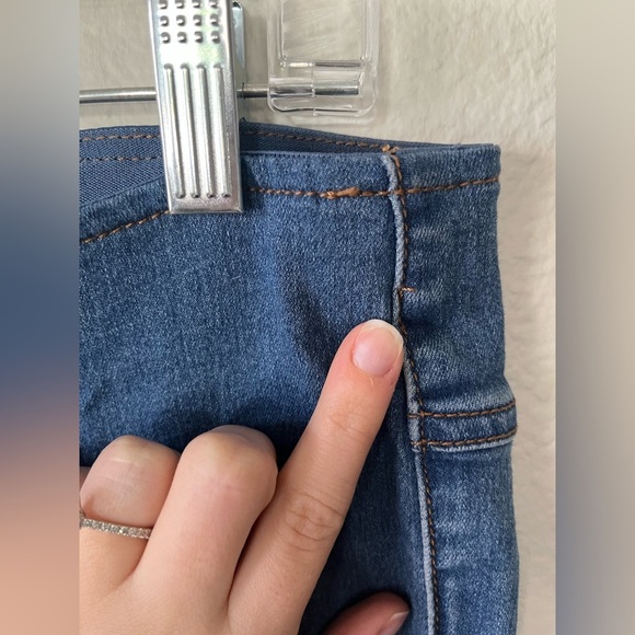 Free People Flare Penny Pull On Jeans in Sapphire Blue Women’s Size 28 - Picture 12 of 16